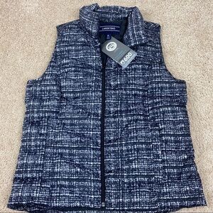 Lands End Hyper Dry Vest 600 Fill Down Puffer Women’s Medium Layering Gorpcore